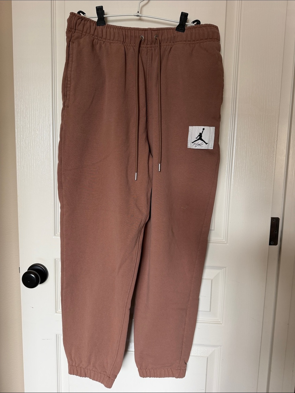 Jordan Rust Brown Drawstring Sweatpants